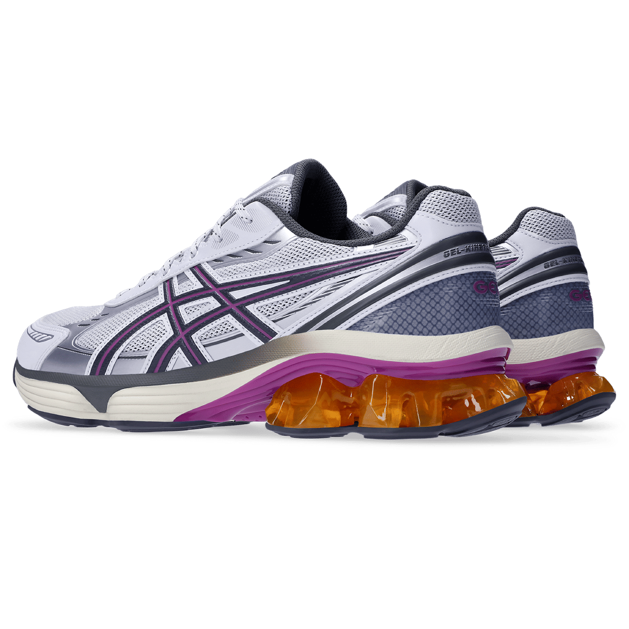 ASICS GEL - KINETIC FLUENT - WHITE / TRUFFLE GREY