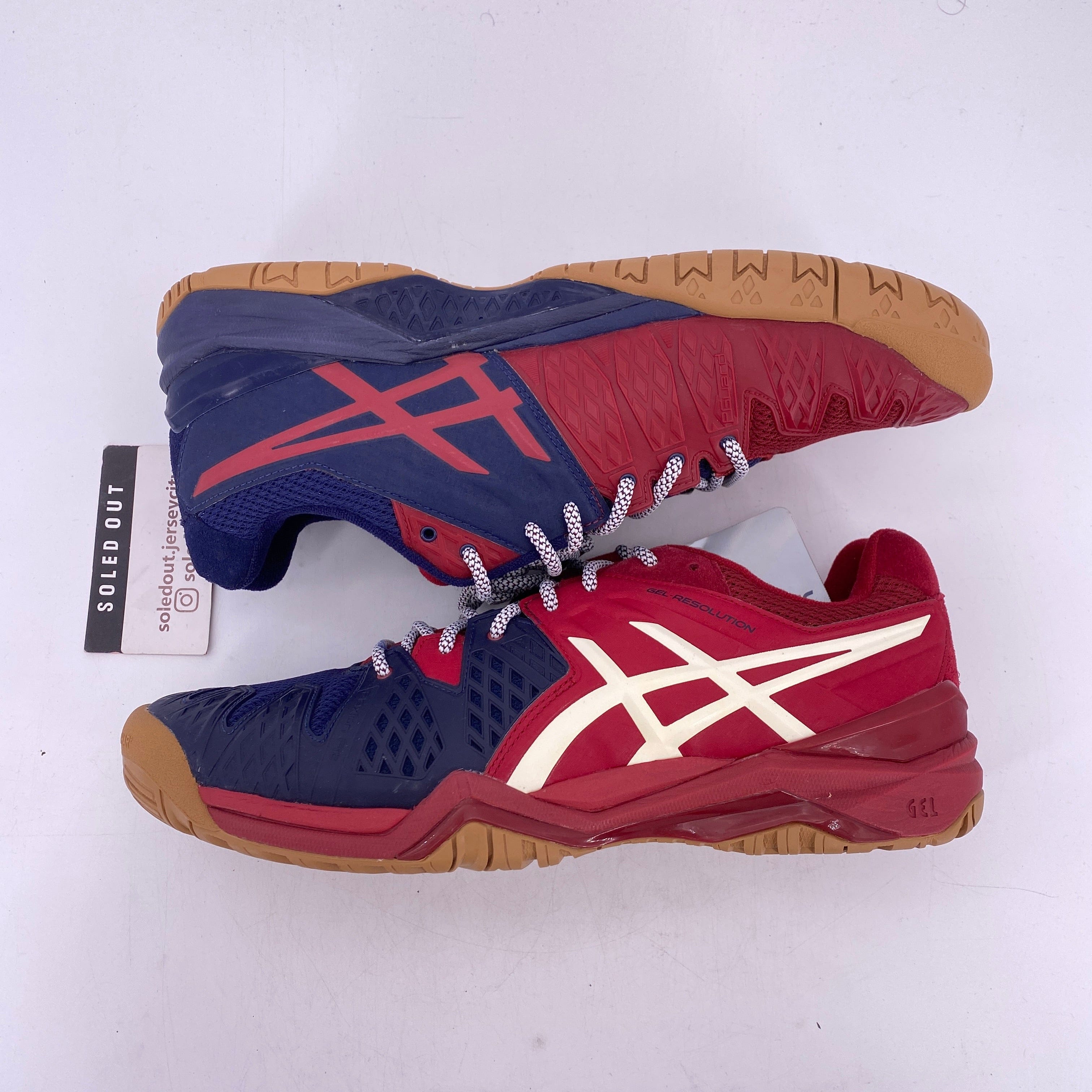 ASICS Gel Resolution 6 Burgundy New Size 11