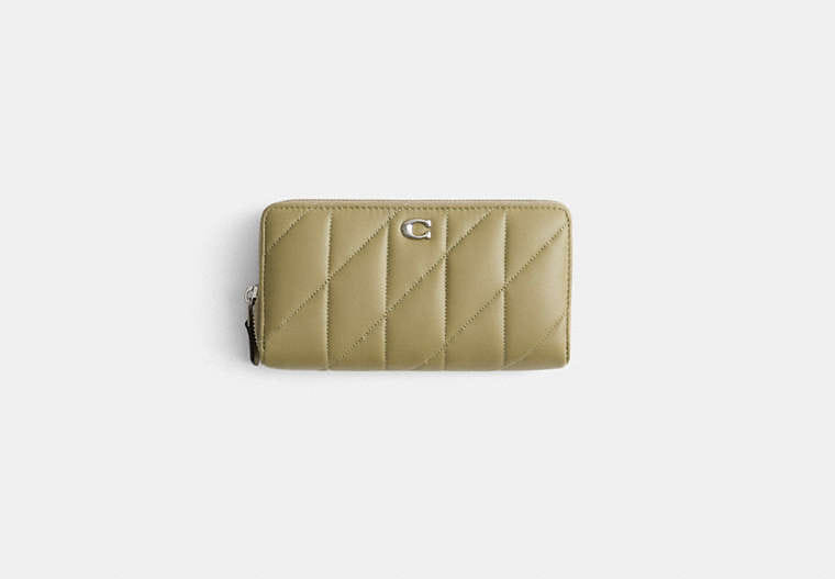 Coach Restored Accordion Zip Wallet With Pillow Quilting