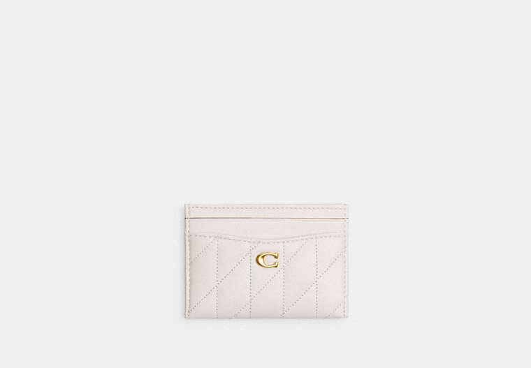 Coach Essential Card Case With Pillow Quilting