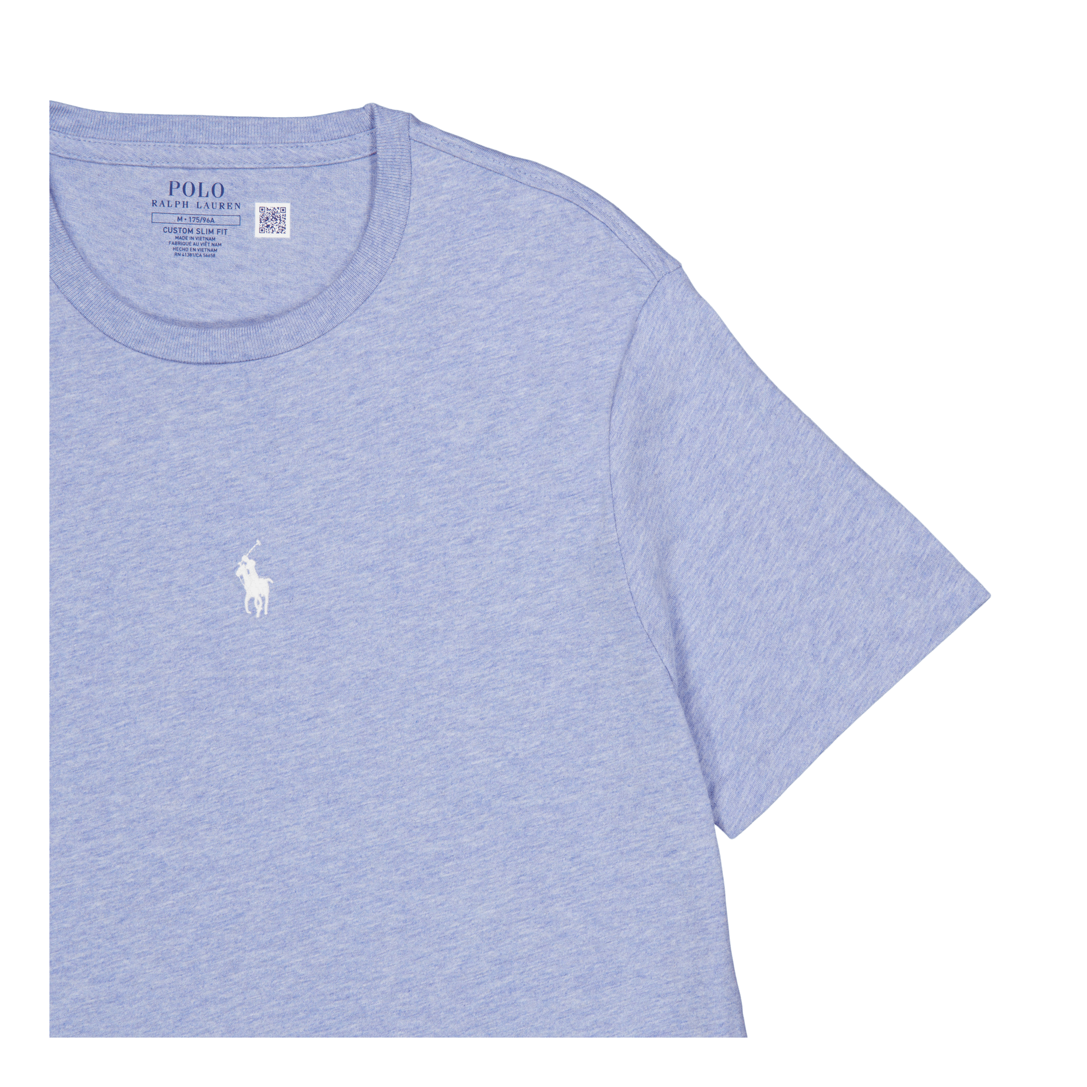 Polo Ralph Lauren Custom Slim Fit Jersey Crewneck T - Shirt Isle Heather