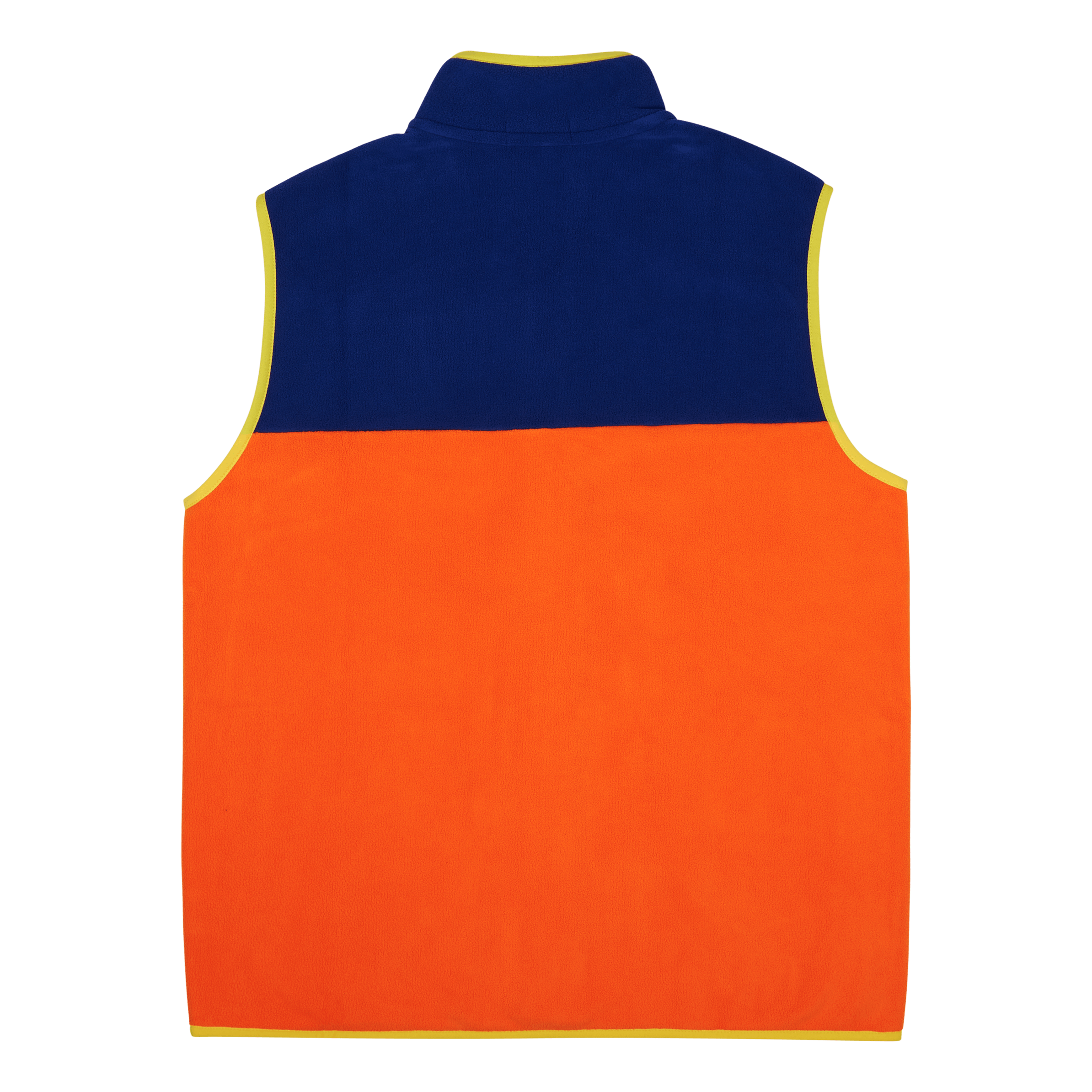 Polo Ralph Lauren Color - Blocked Brushed Fleece Vest Sailing Orange Multi