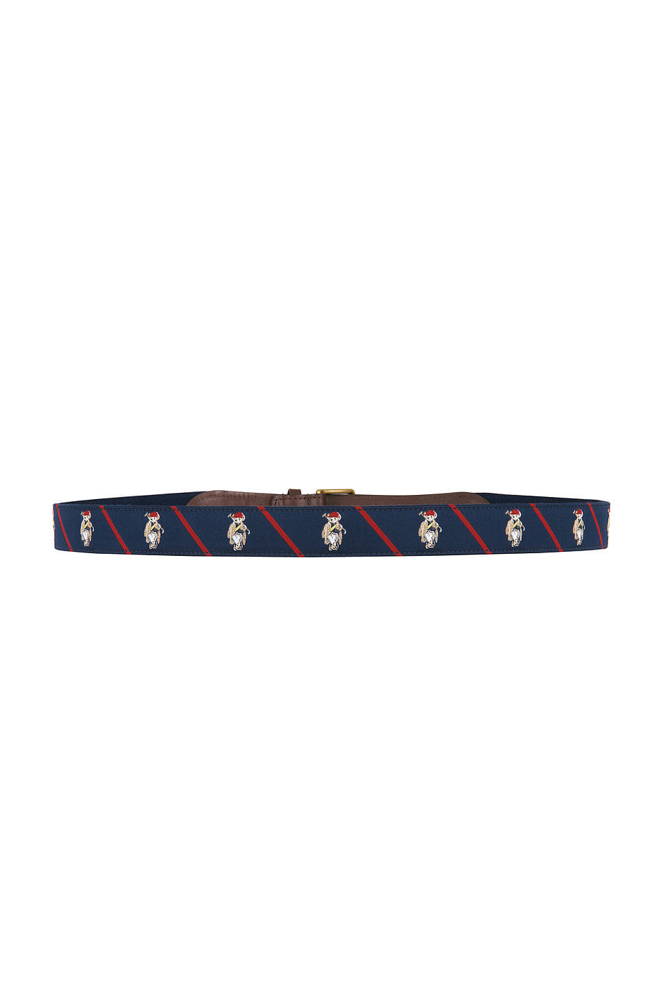 Polo Ralph Lauren Ribbon & Leather Seasonal Bear Belt