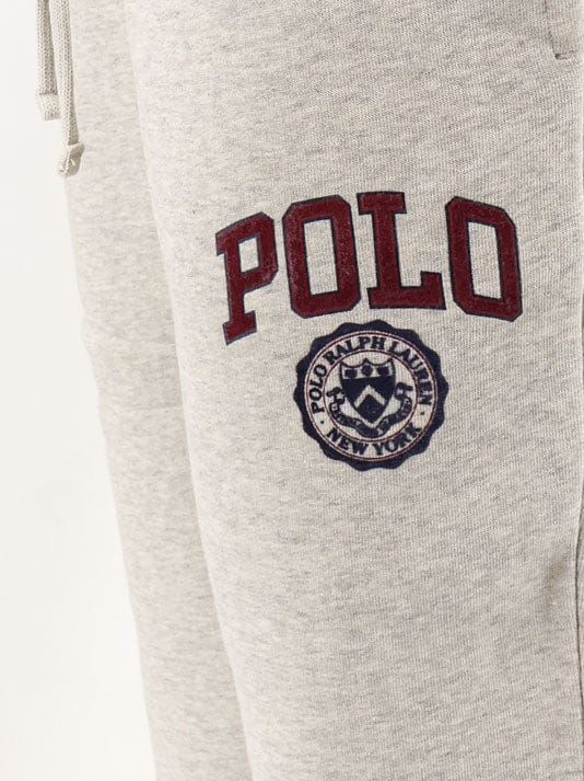POLO RALPH Lauren Cotton blend jogging trousers with side logo print