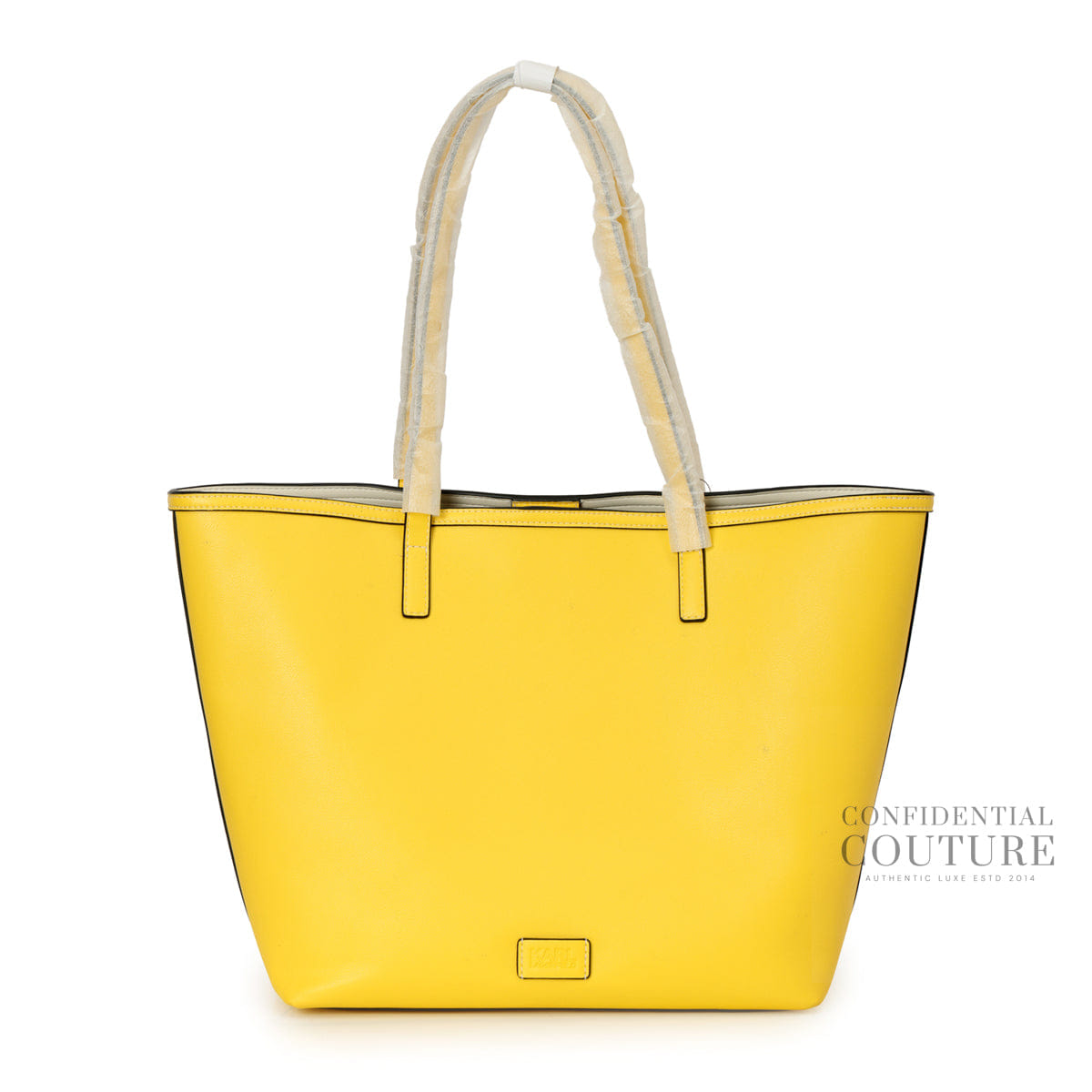 KARL Lagerfeld Smile Yellow K/Ikon Dots Tote