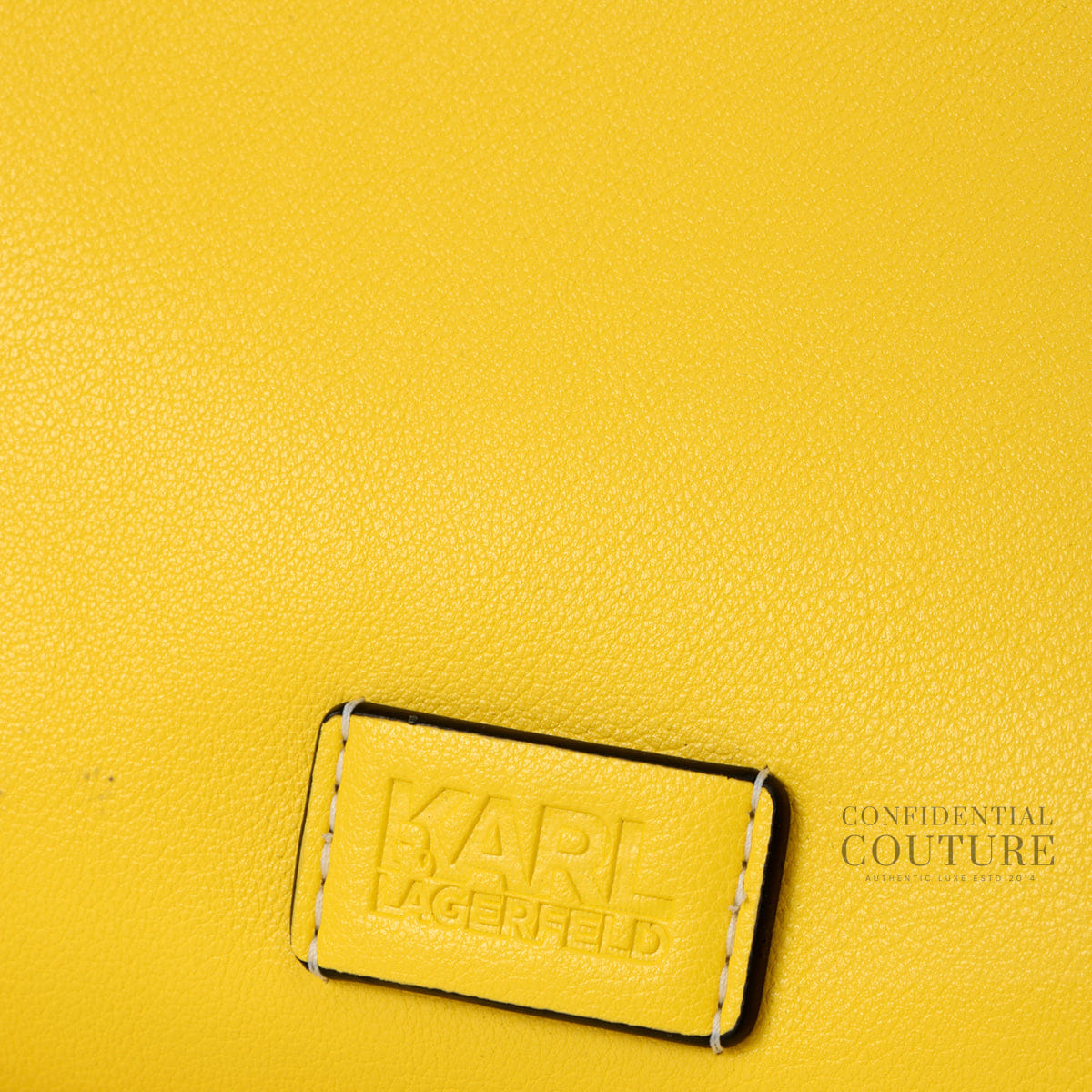 KARL Lagerfeld Smile Yellow K/Ikon Dots Tote