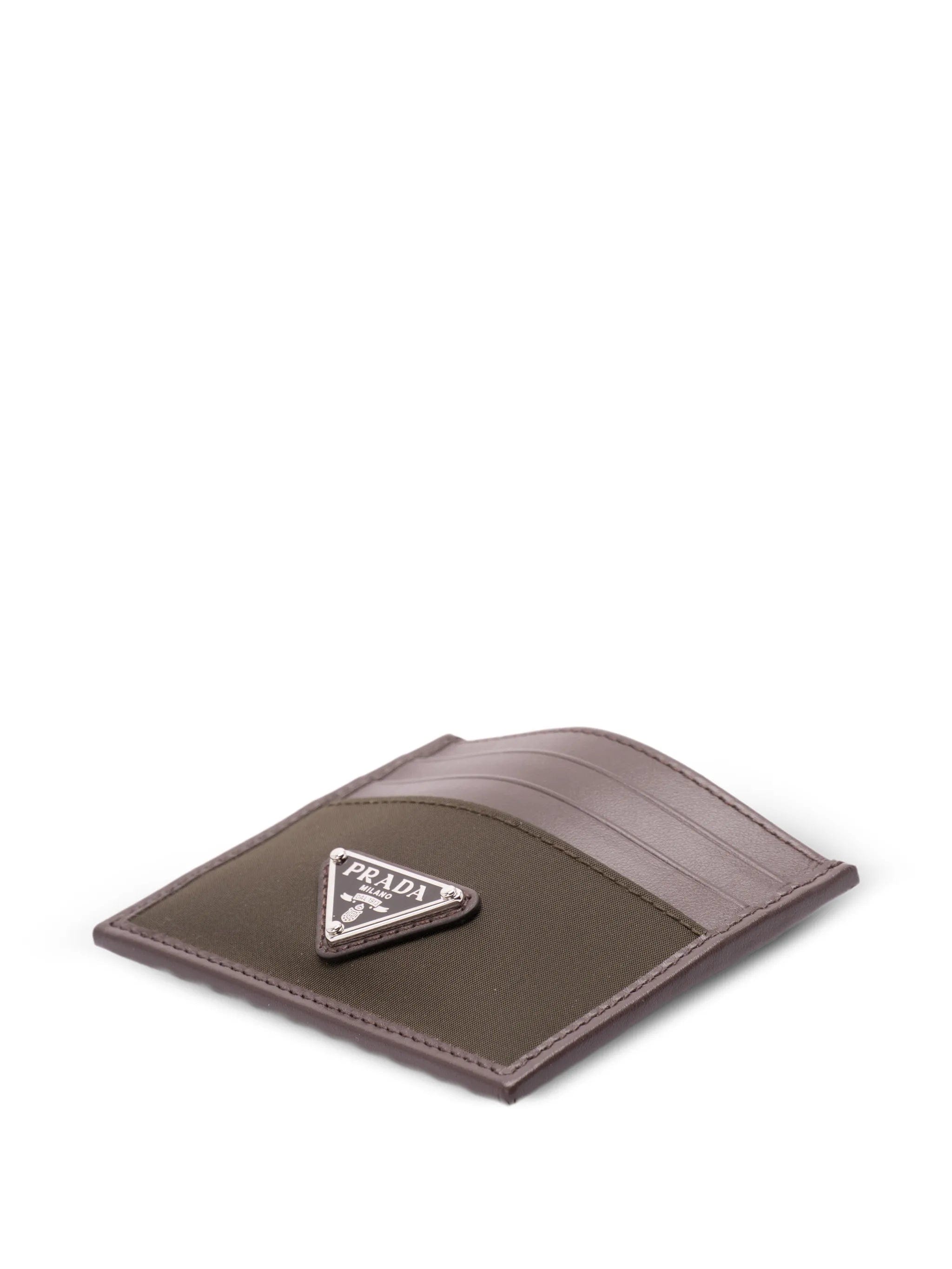 Prada logo - plaque cardholder