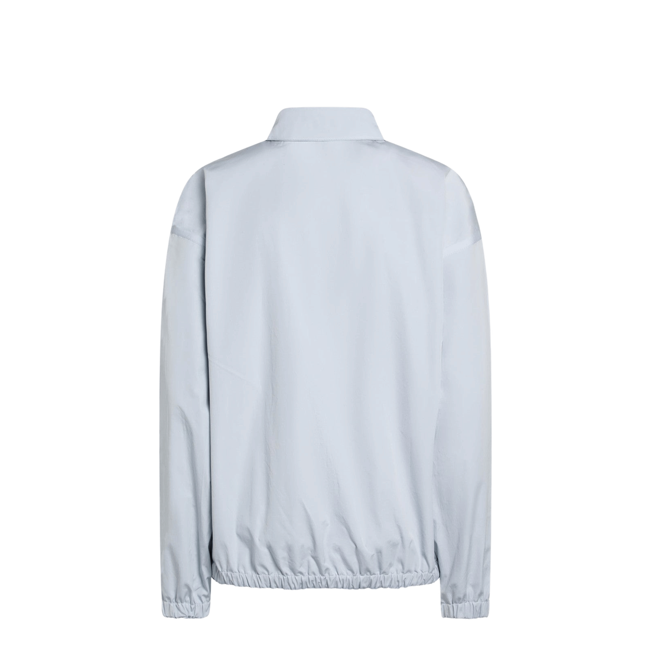 Prada Reversible Light Blue Jacket with Check Pattern