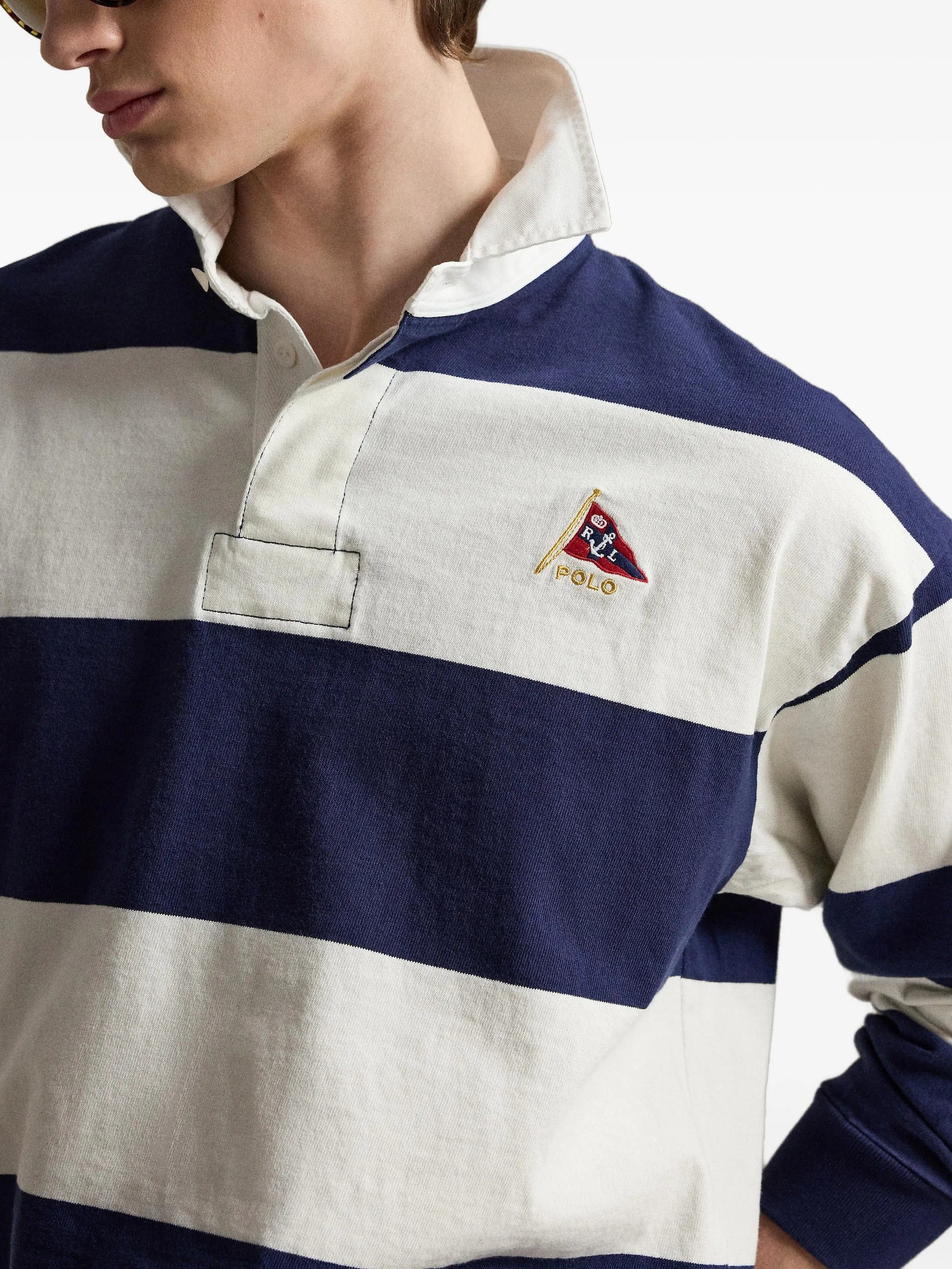 Polo Ralph Lauren big fit striped jersey rugby shirt