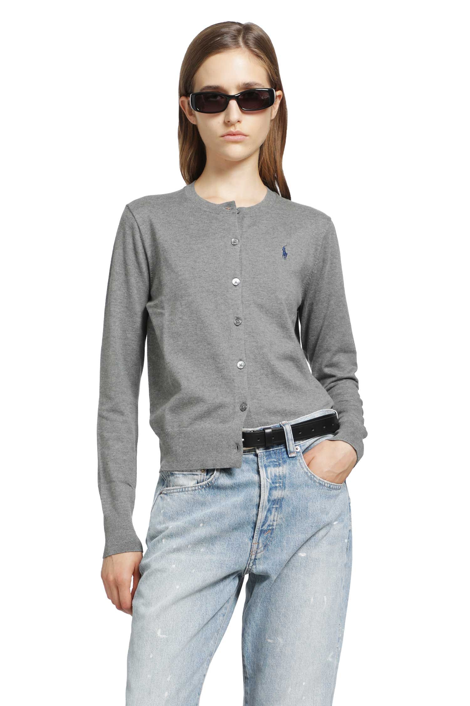 POLO RALPH Lauren Stretch Cotton Blend Cardigan