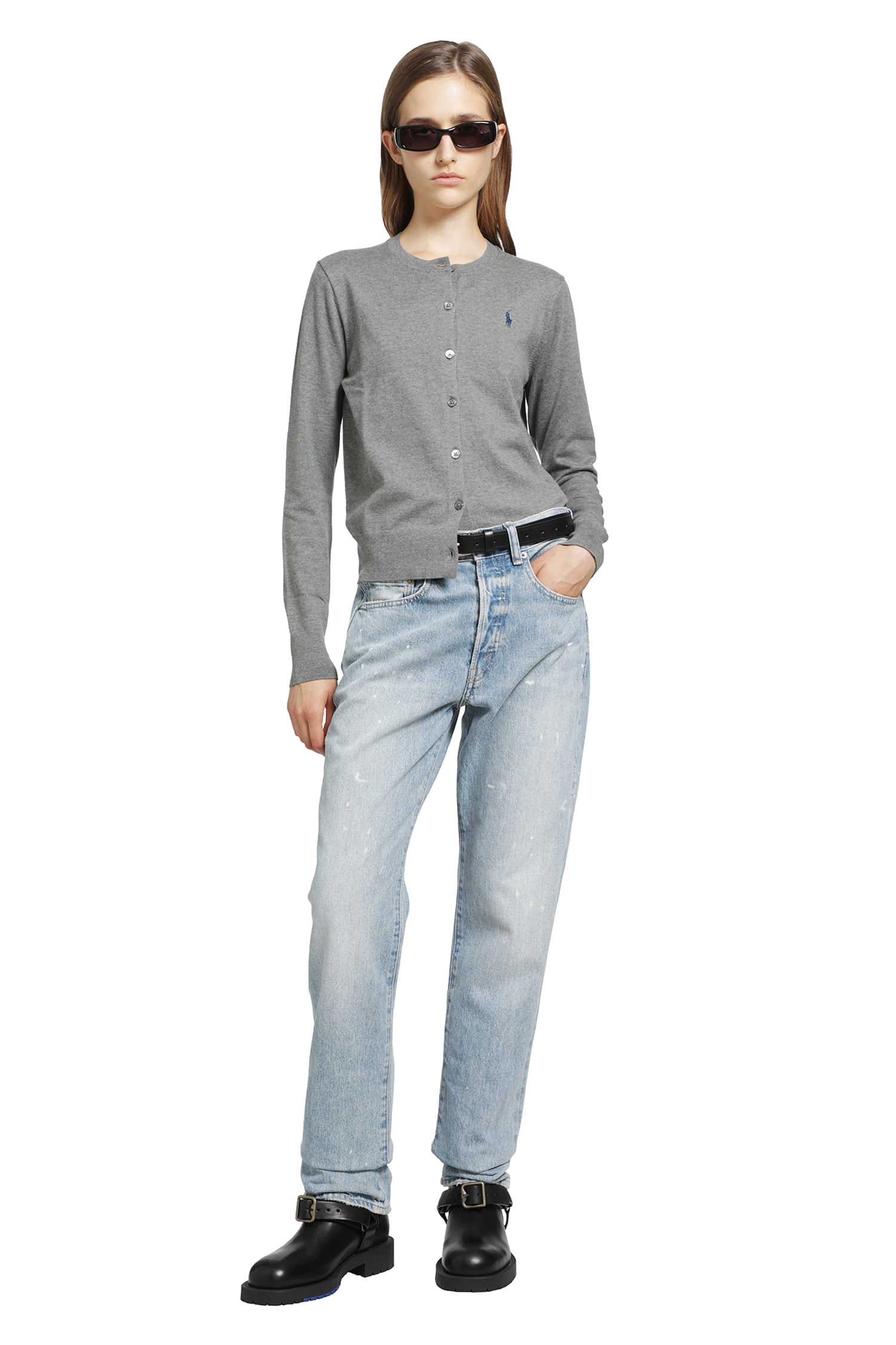 POLO RALPH Lauren Stretch Cotton Blend Cardigan