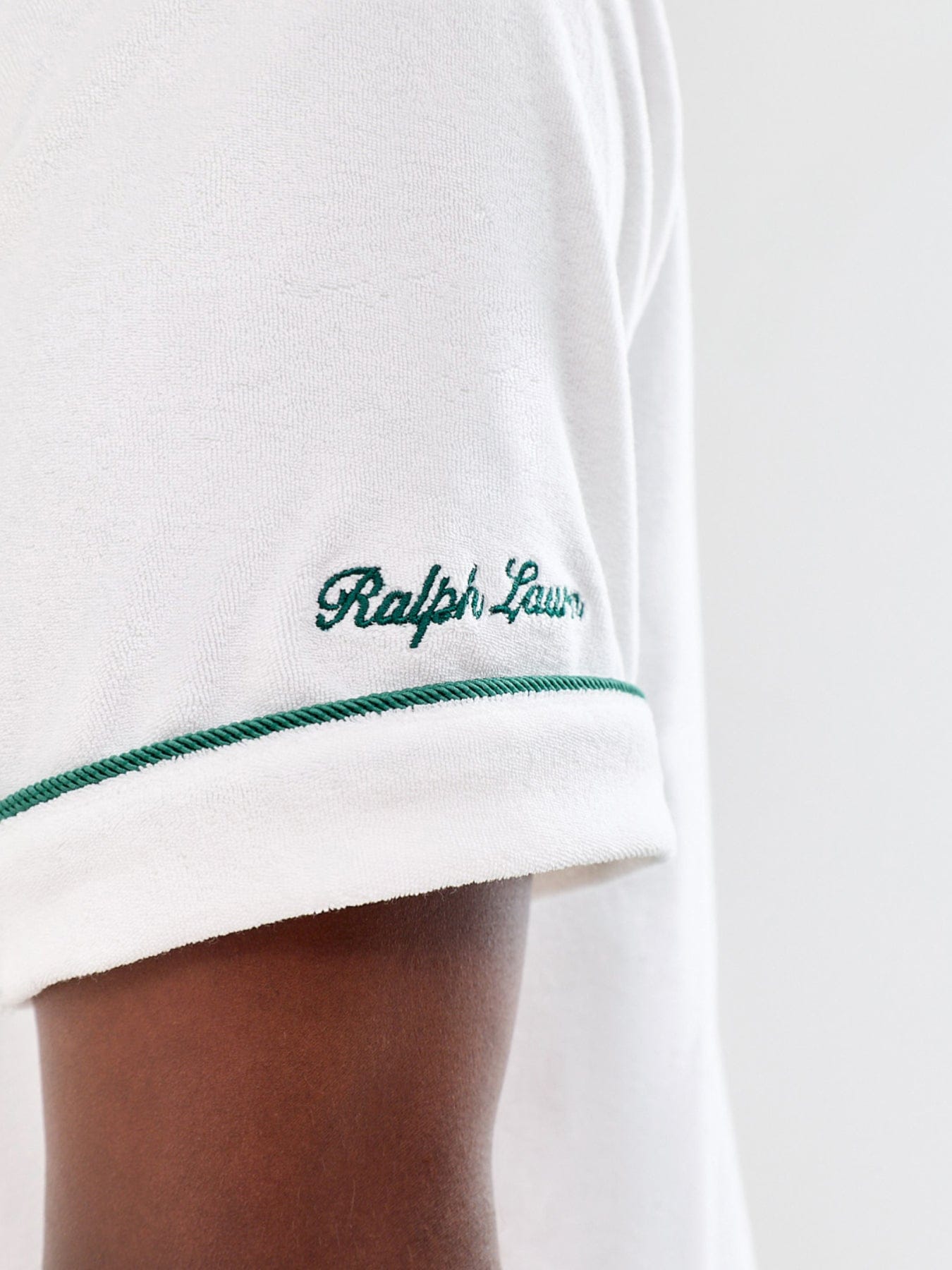Polo Ralph Lauren Wimbledon Crest Linen Shirt White