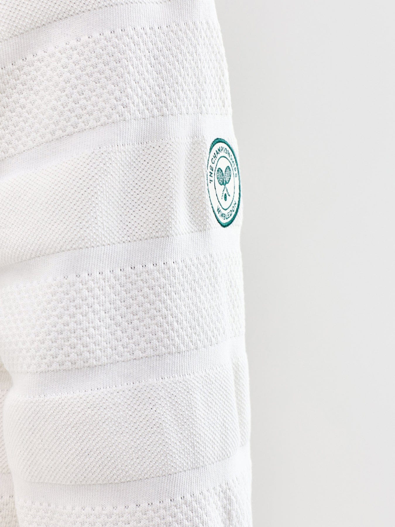 Polo Ralph Lauren Wimbledon Textured Knit Jumper White