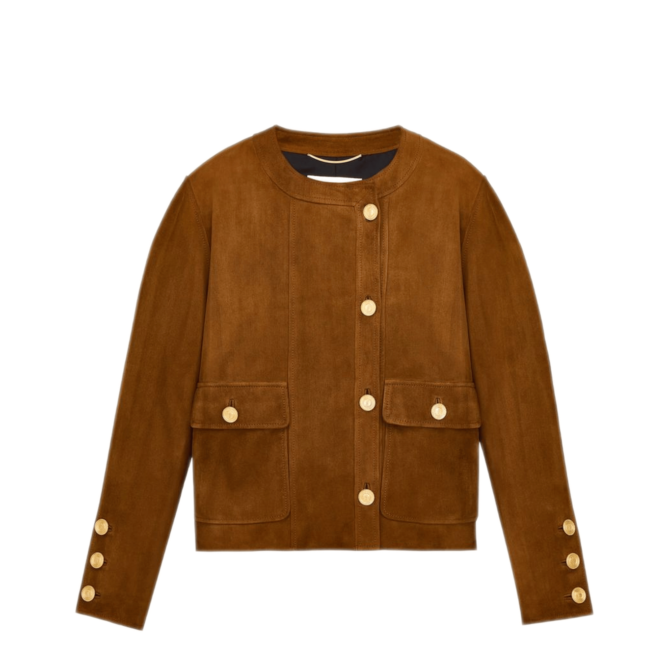 Saint Laurent Jackets Brown