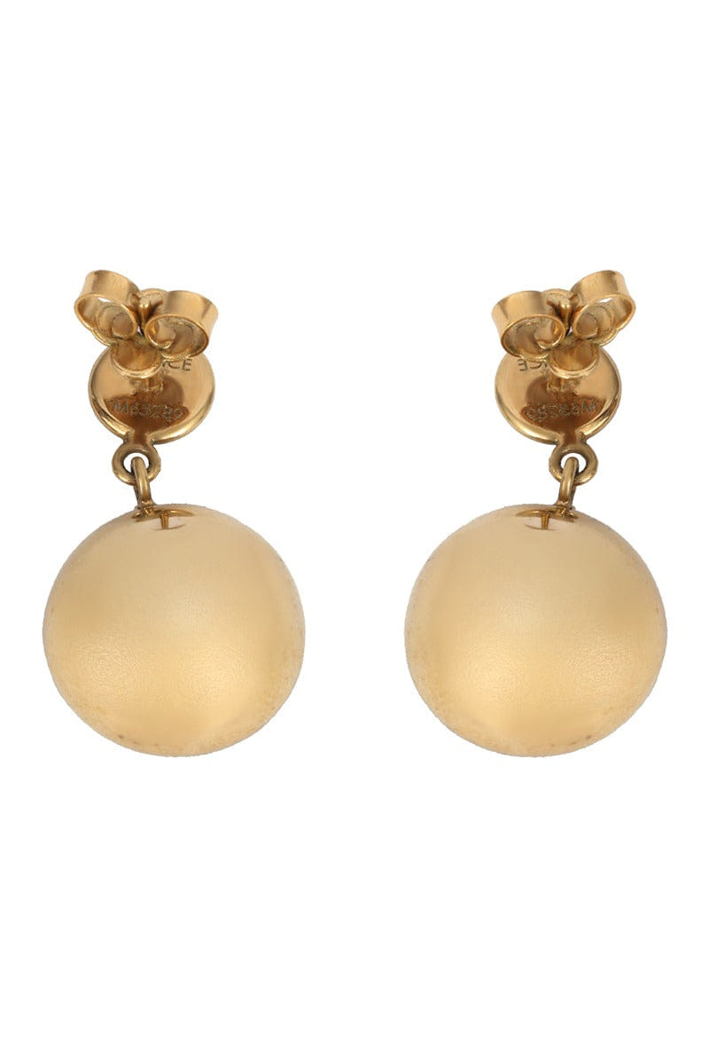 Louis Vuitton Logo Metal Inclusion Earrings