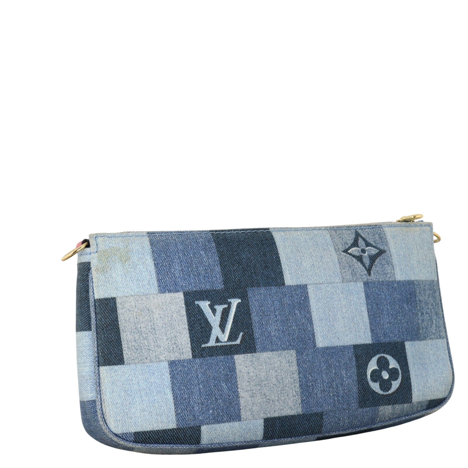 Louis Vuitton Multi Pochette Accessories Denim Rouge