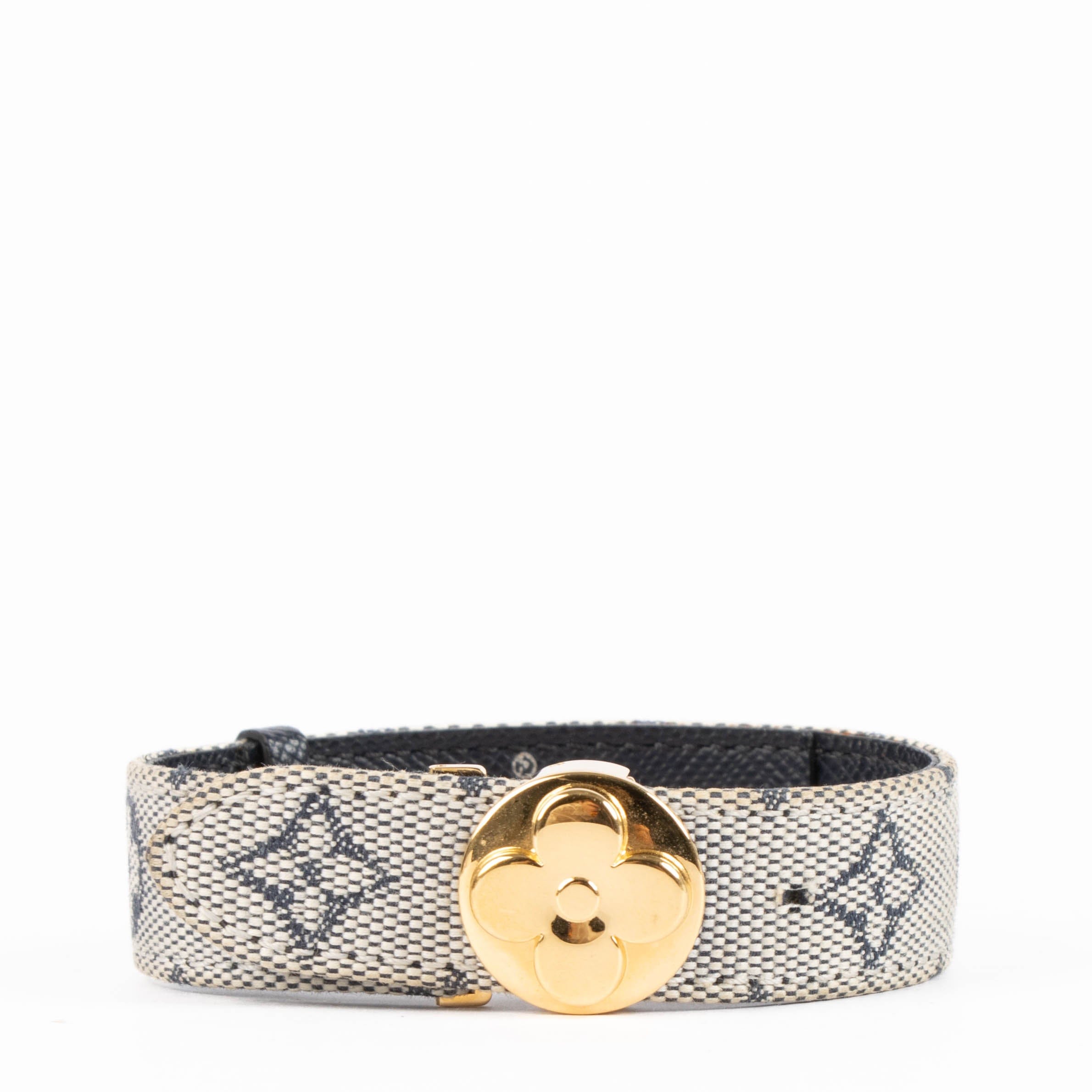 Louis Vuitton blue denim Bracelet