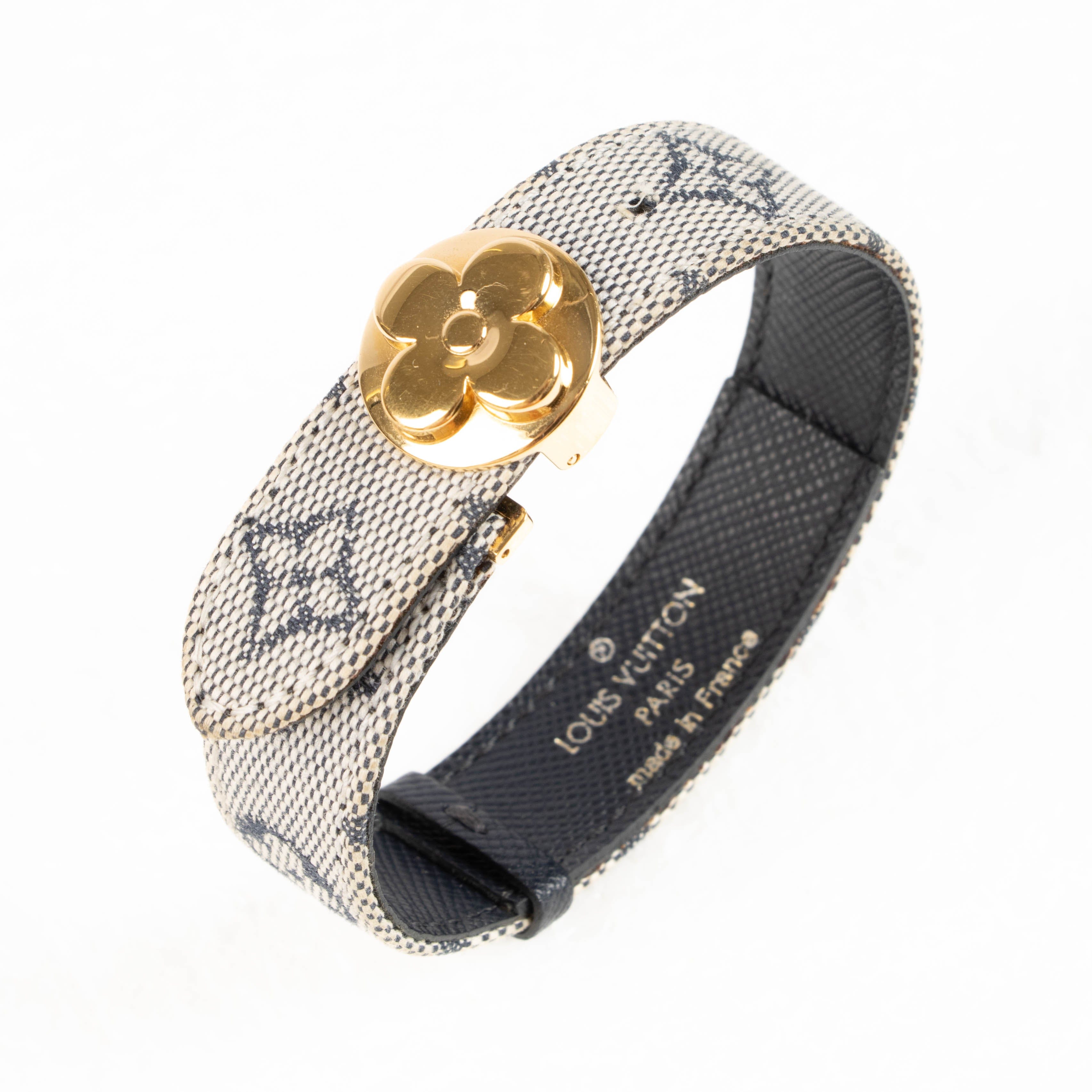 Louis Vuitton blue denim Bracelet