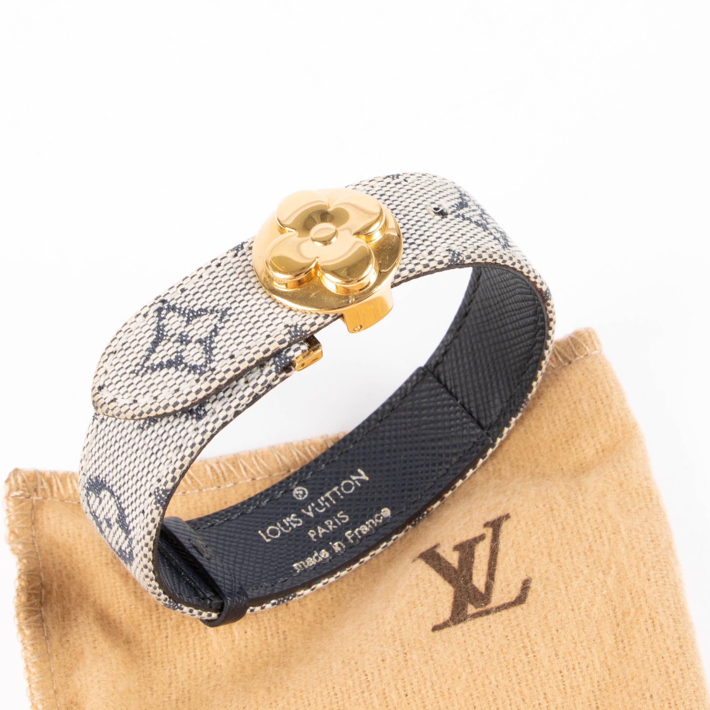 Louis Vuitton blue denim Bracelet
