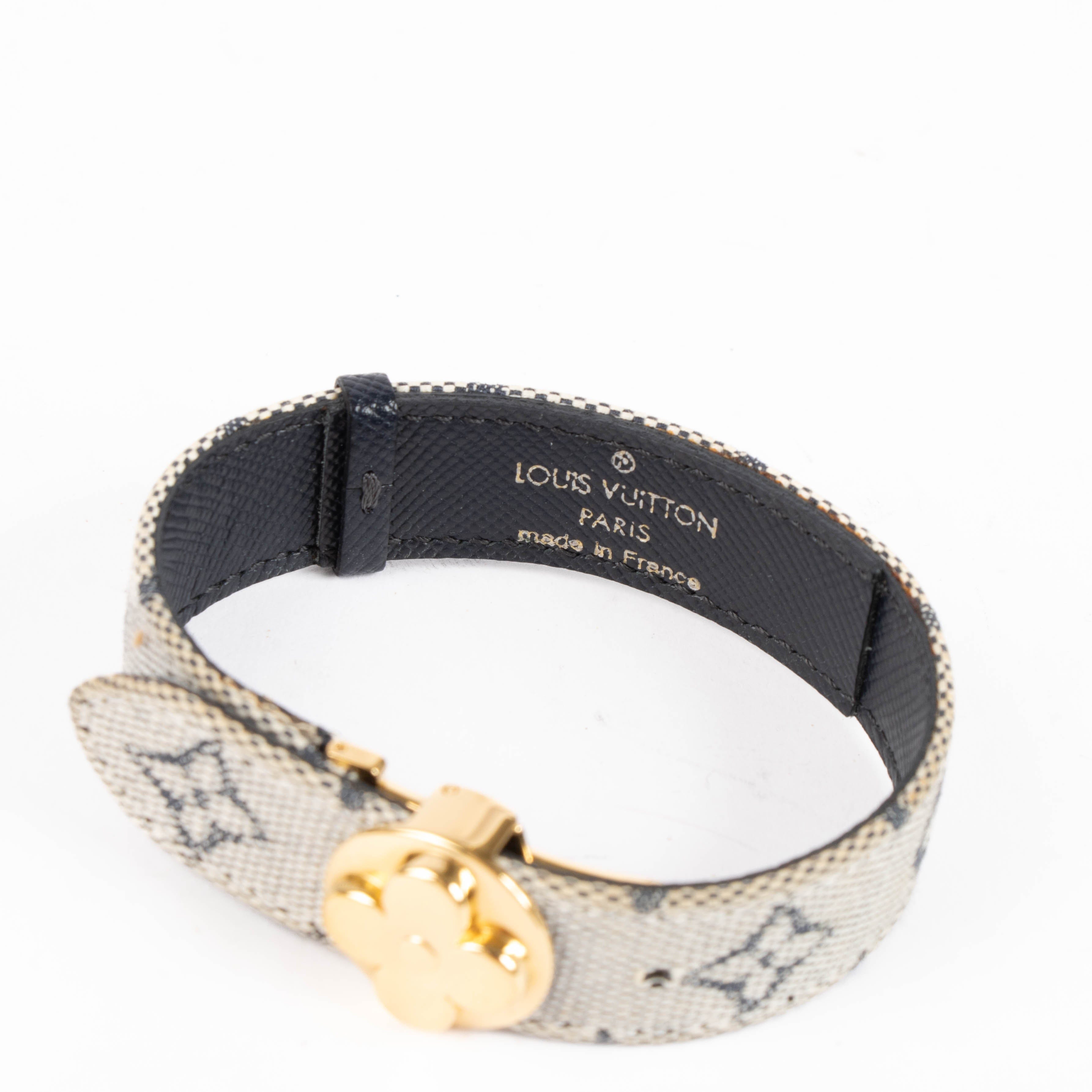 Louis Vuitton blue denim Bracelet