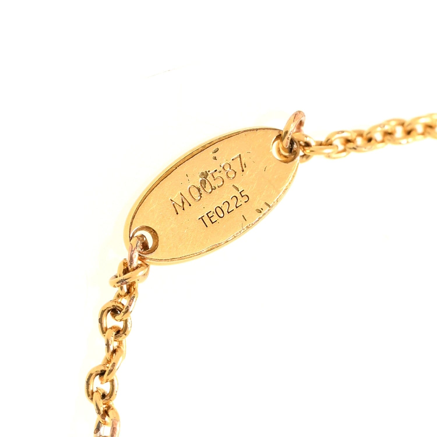 Louis Vuitton Metal Crystal LV Iconic Bracelet Gold