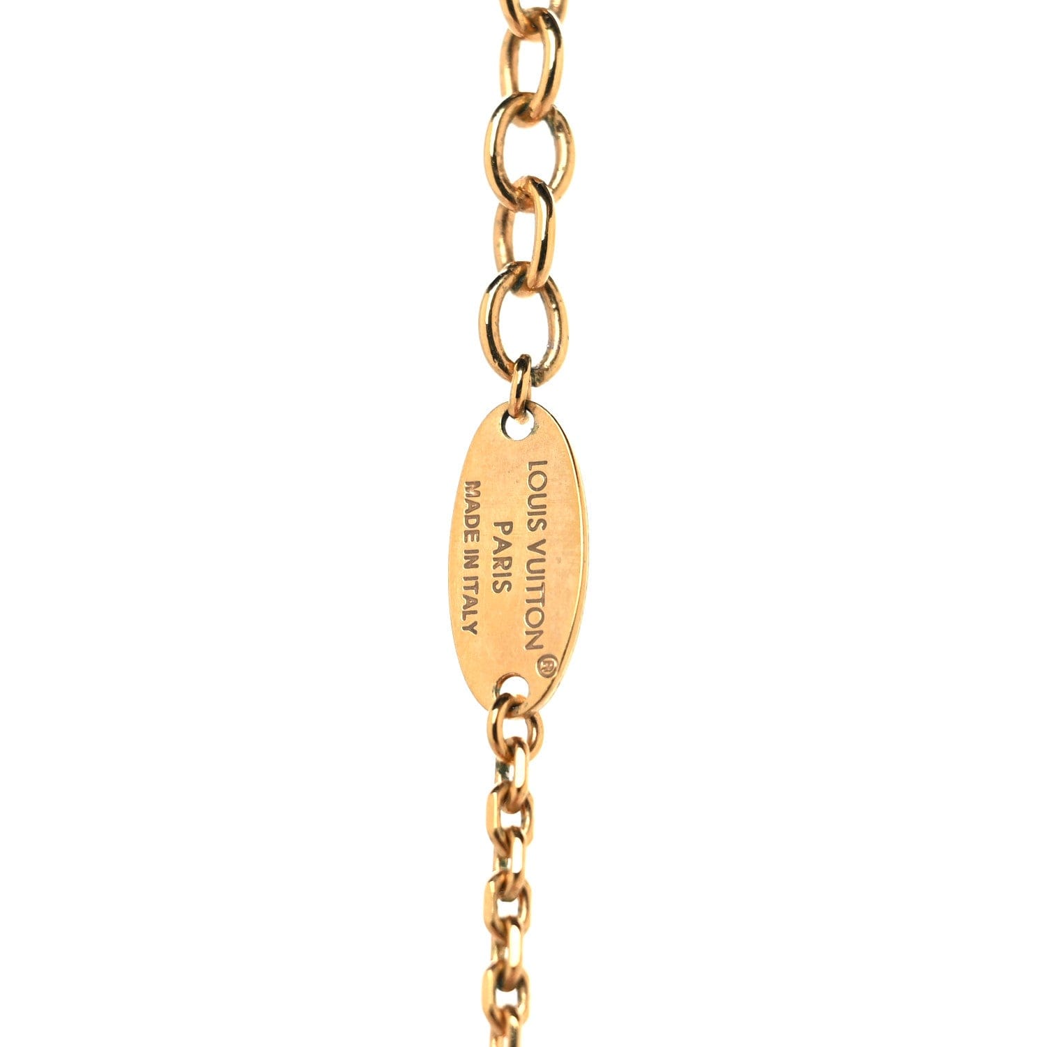 Louis Vuitton Metal Blooming Supple Necklace Gold