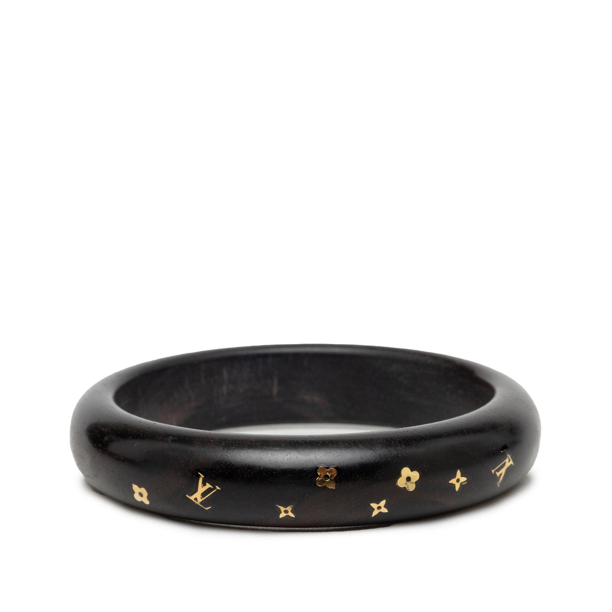 Louis Vuitton Monogram Tiger Wood Brass Sylvania Bangle