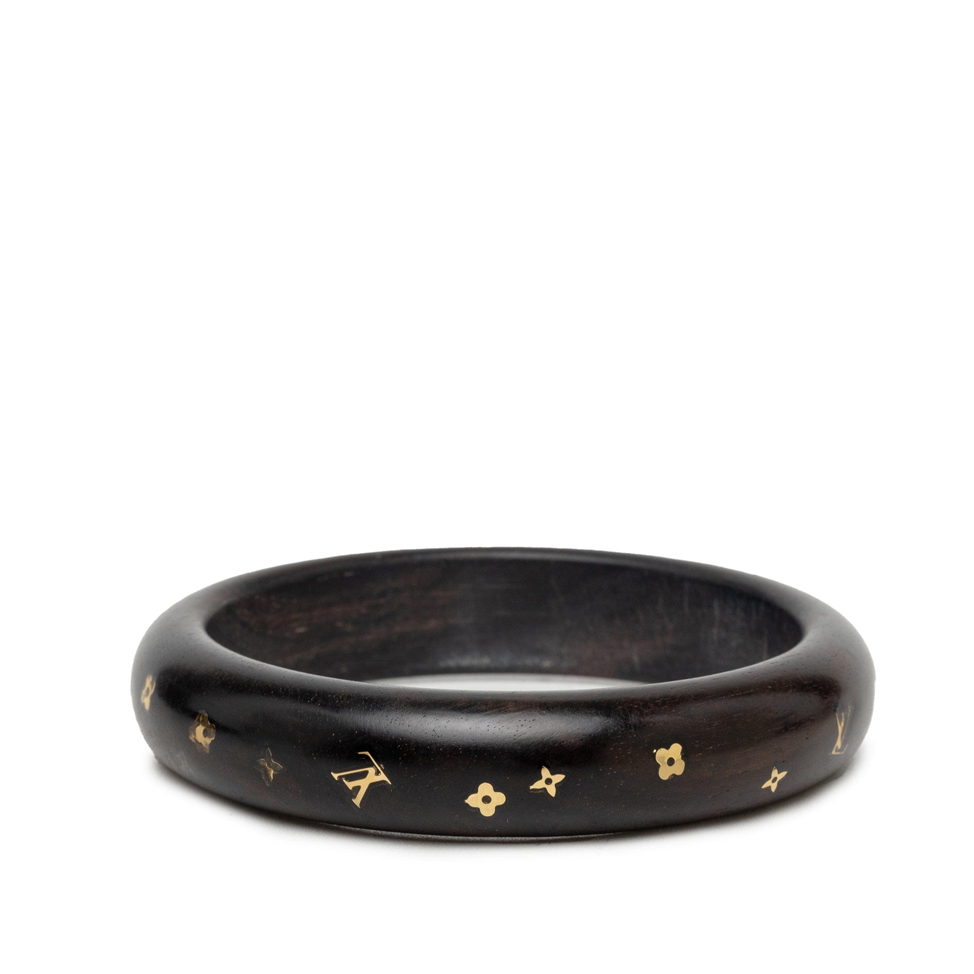 Louis Vuitton Monogram Tiger Wood Brass Sylvania Bangle