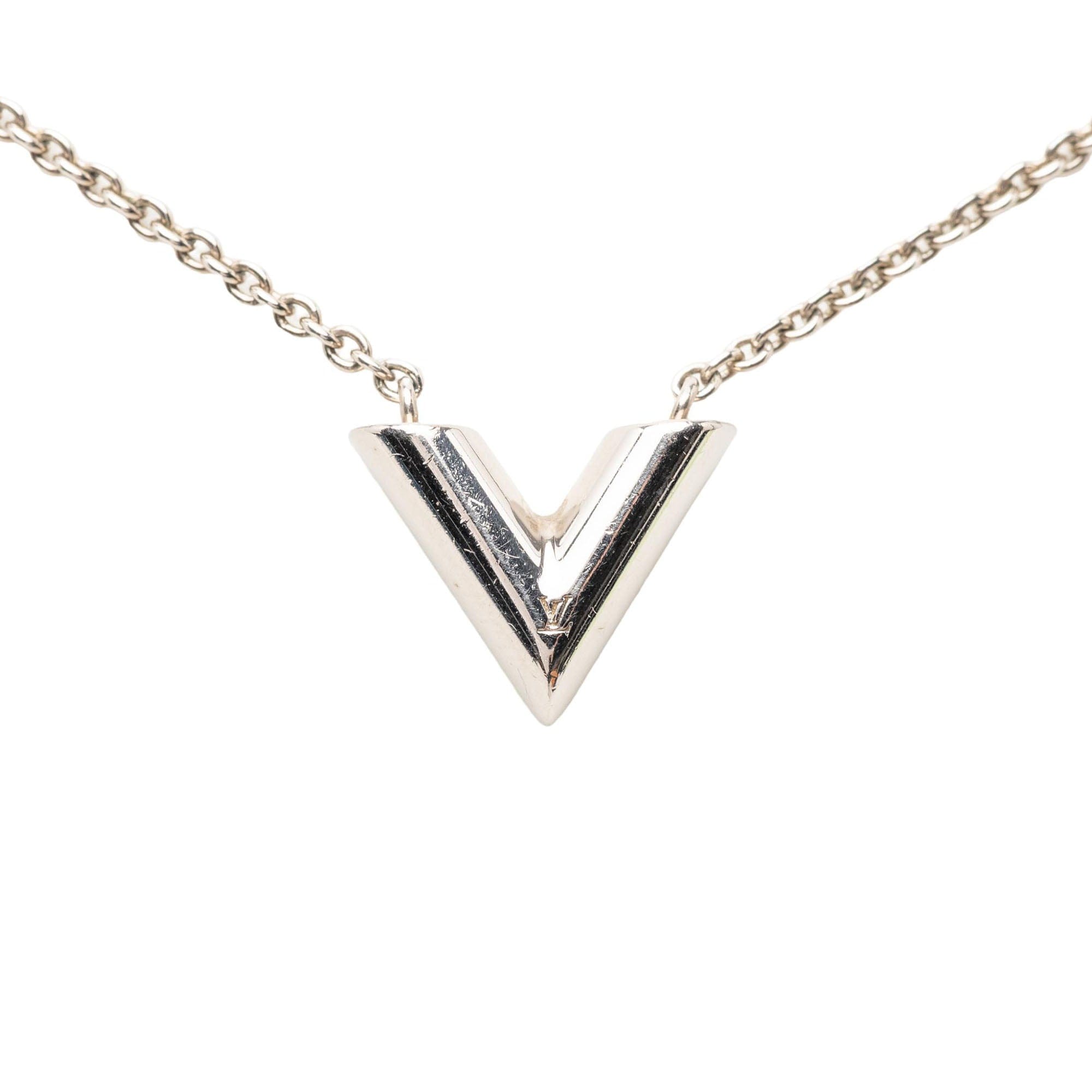 Louis Vuitton Brass Essential V Supple Necklace