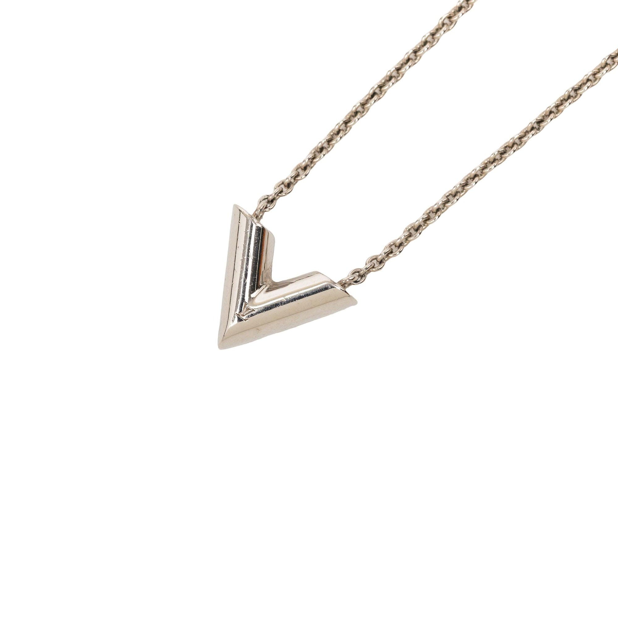 Louis Vuitton Brass Essential V Supple Necklace