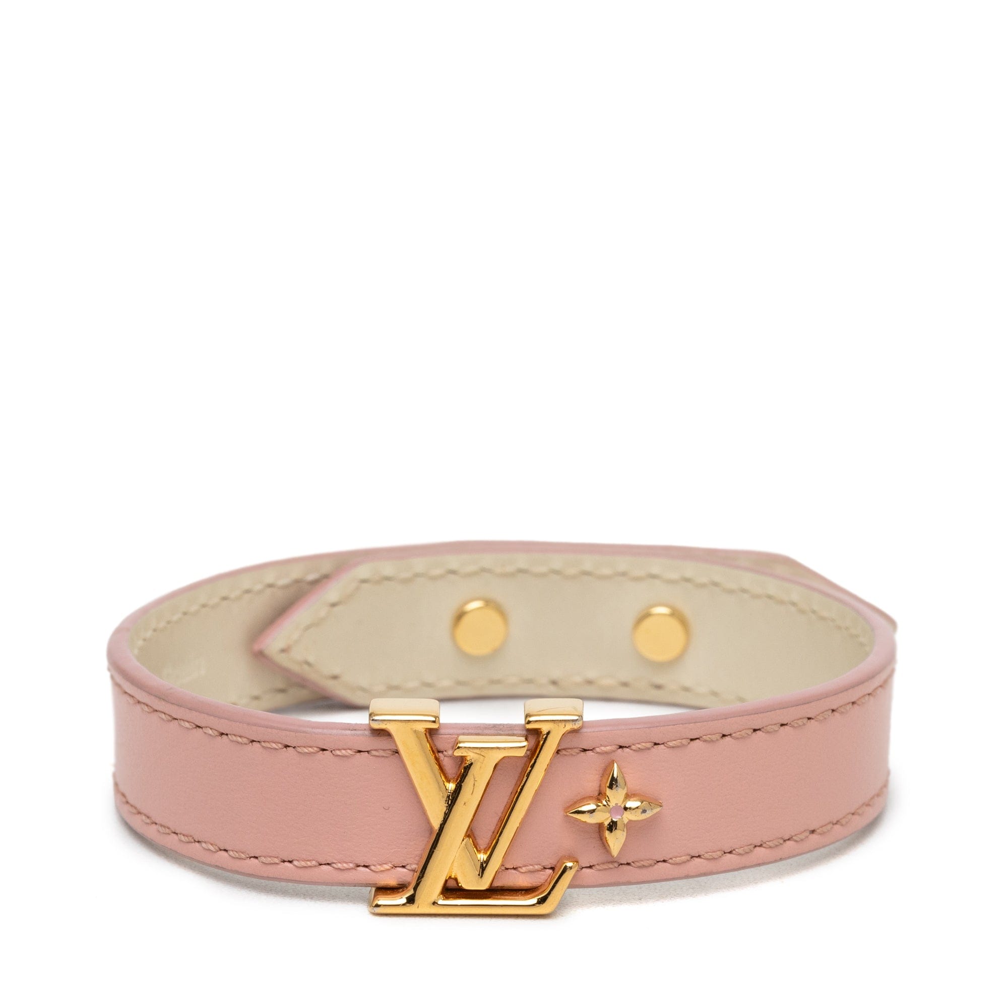 Louis Vuitton Leather LV Iconic Bracelet