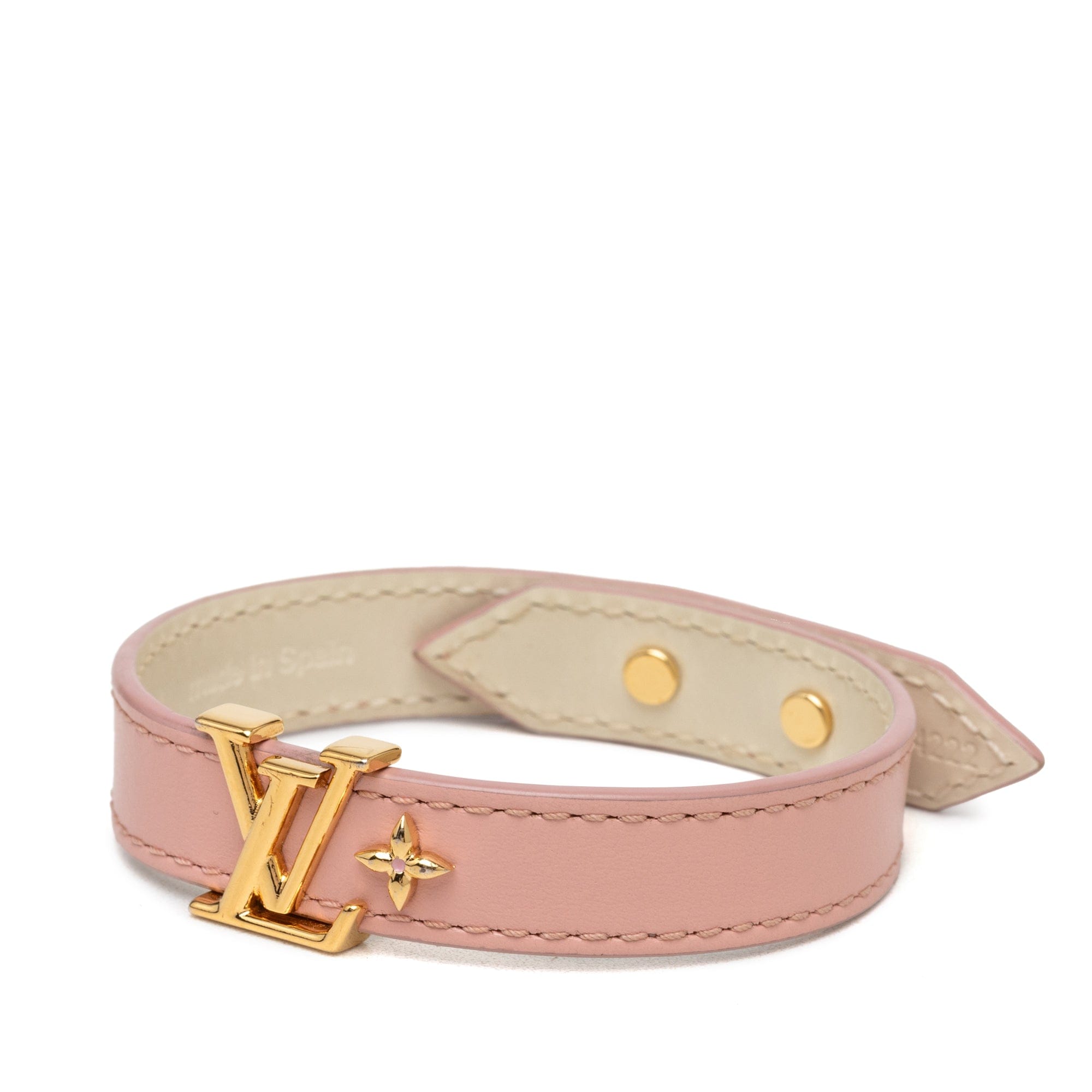 Louis Vuitton Leather LV Iconic Bracelet