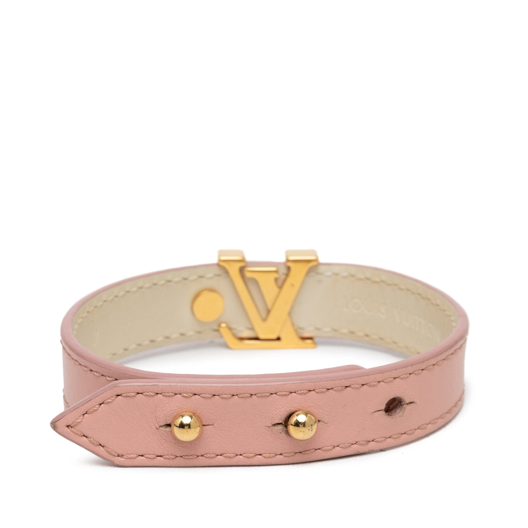 Louis Vuitton Leather LV Iconic Bracelet