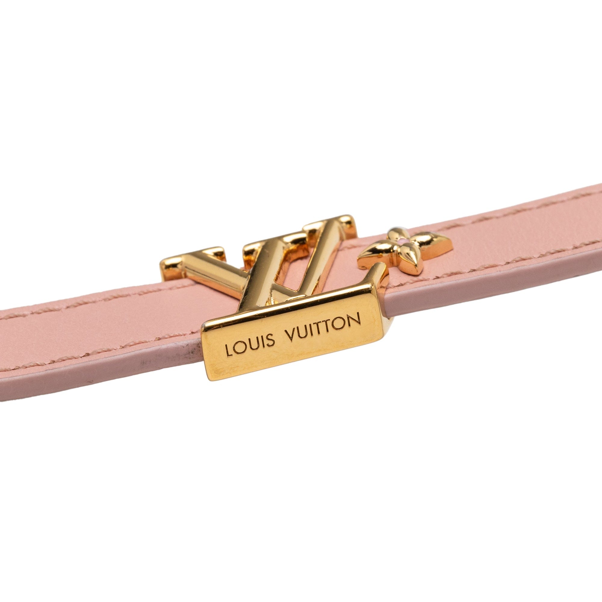 Louis Vuitton Leather LV Iconic Bracelet