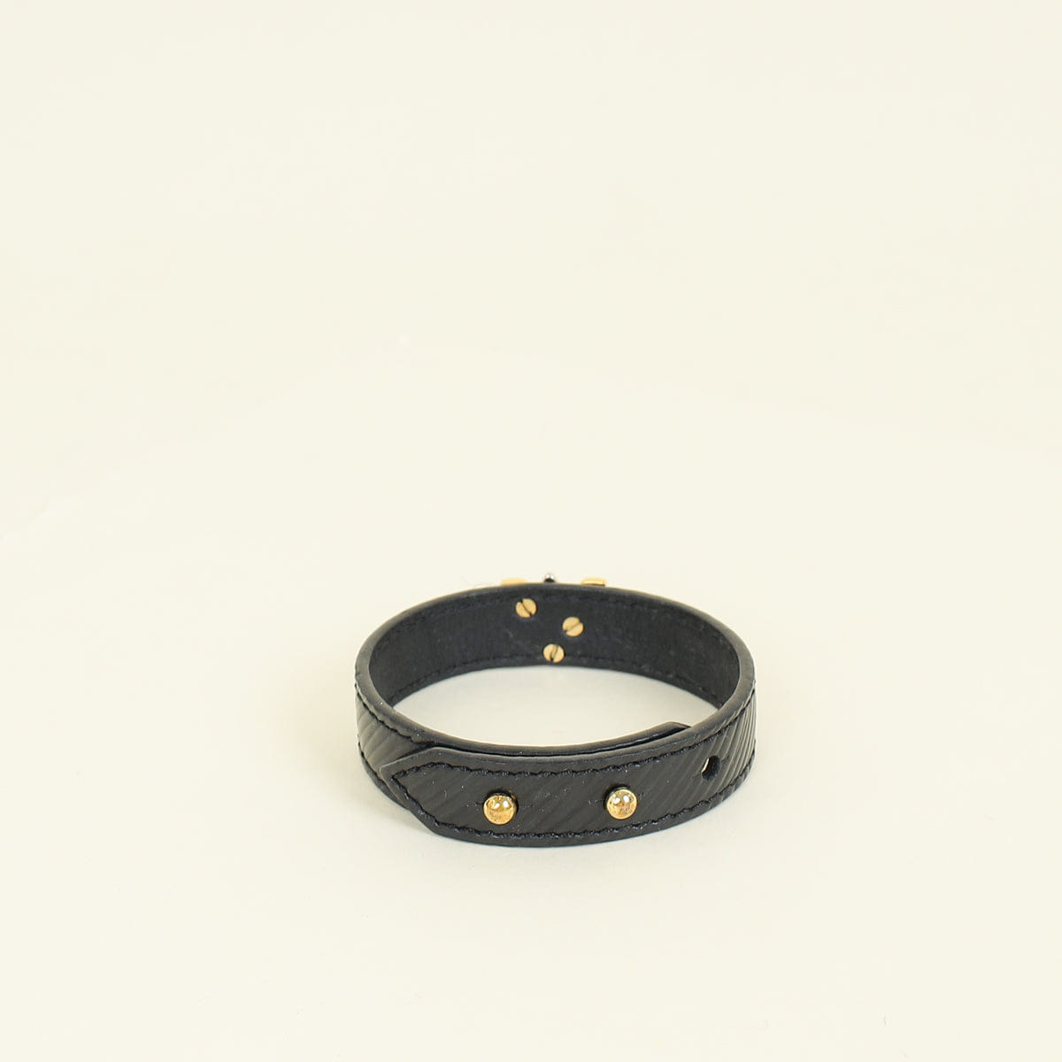 Louis Vuitton Black Twist Bracelet 17
