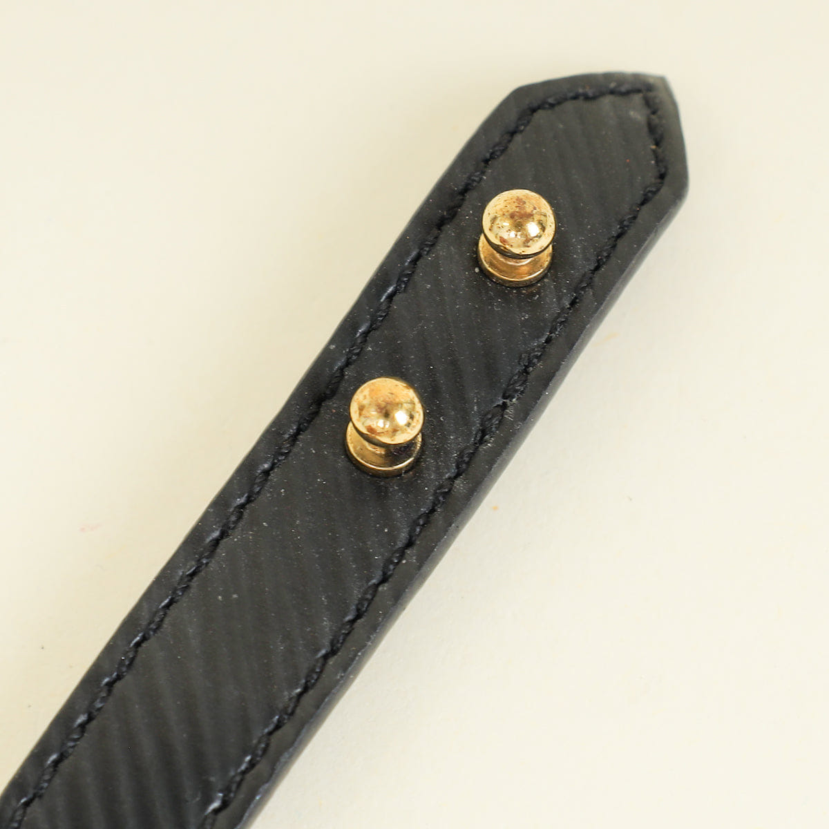 Louis Vuitton Black Twist Bracelet 17