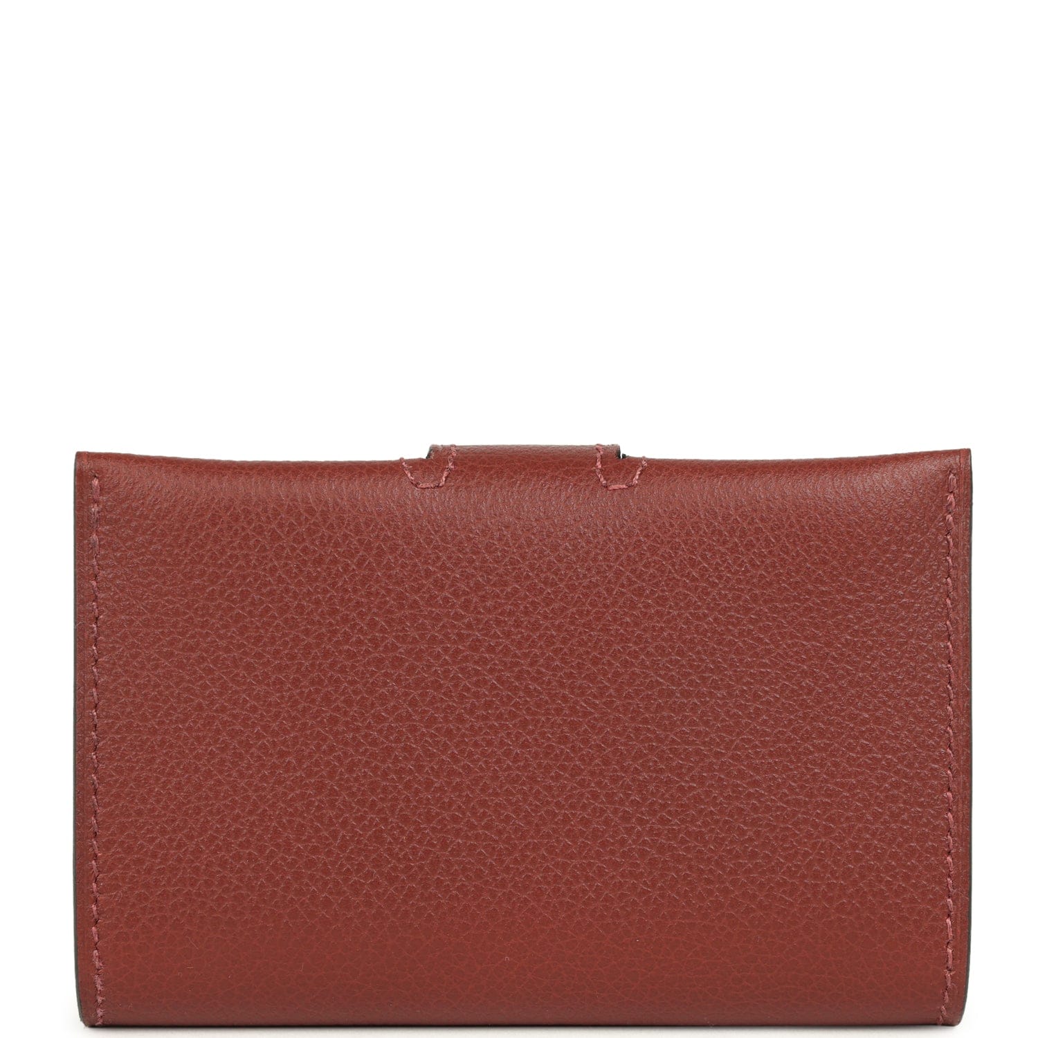 Hermes R.M.S Card Holder Rouge H Evercolor Lacquered Palladium Hardware