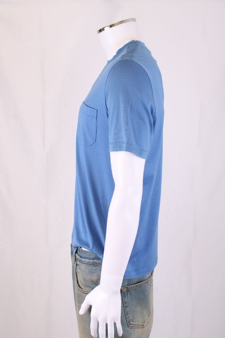 Hermes S/S Pocket T - Shirt Blue M
