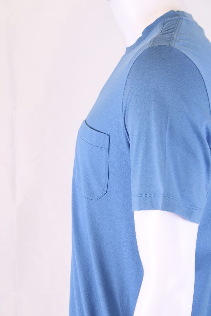 Hermes S/S Pocket T - Shirt Blue M