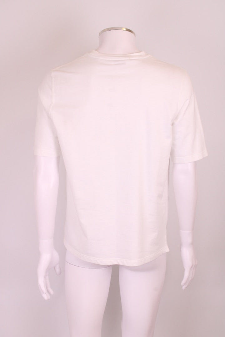 Hermes Leather Patch T - Shirt White M