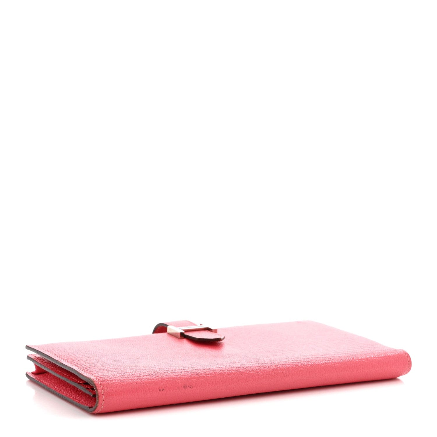 Hermes Chèvre Mysore Bearn Gusset Wallet Rose Lipstick
