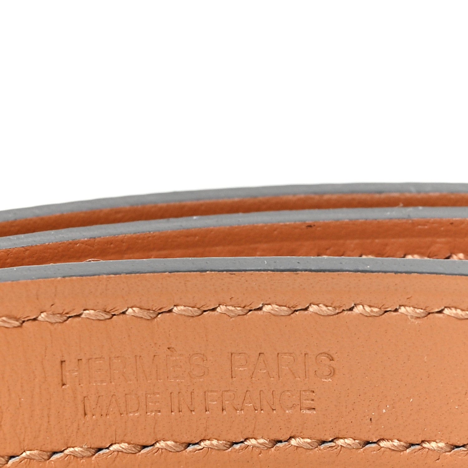 Hermes Epsom 15 mm Pop H Belt 80 Orange Poppy
