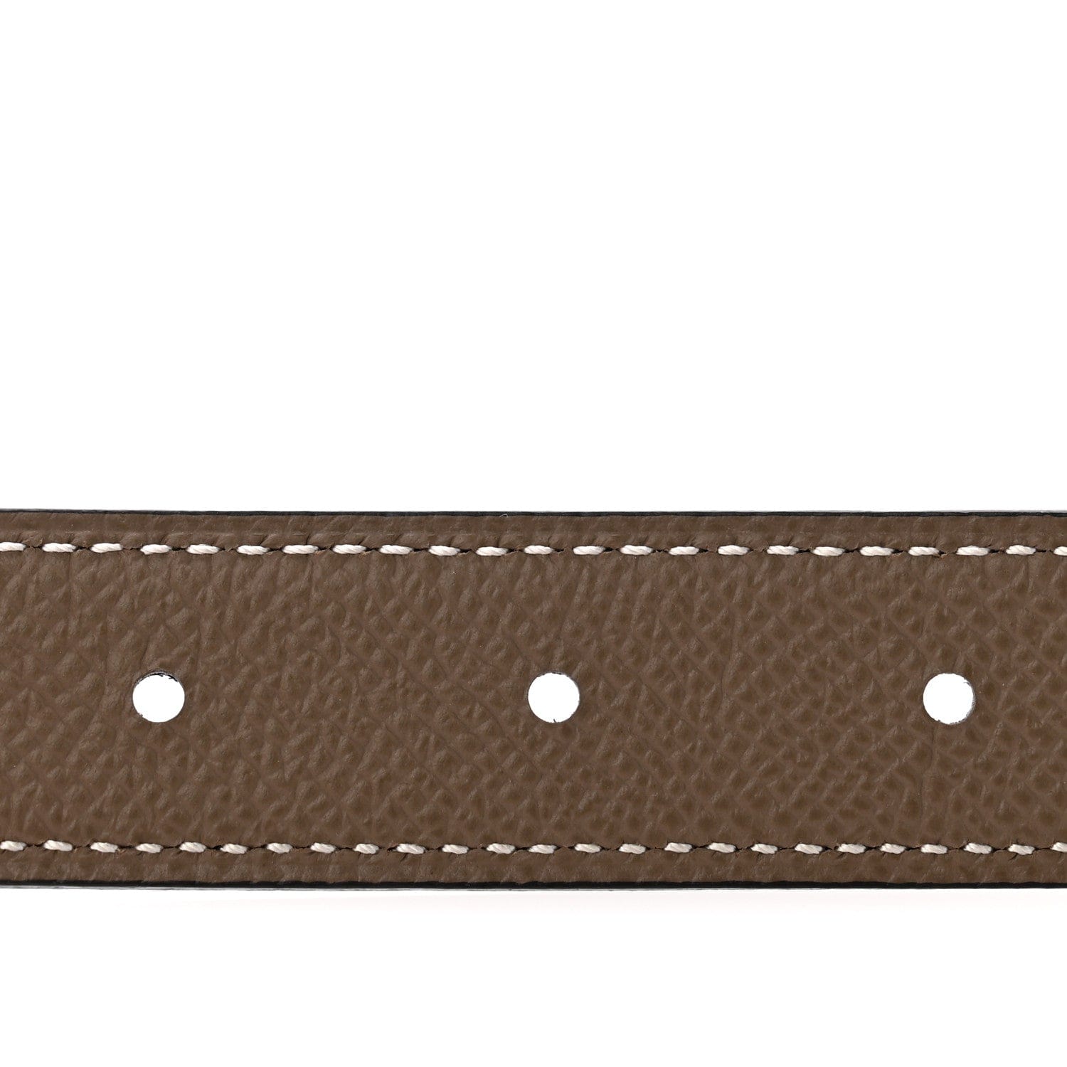 Hermes Swift Epsom 24 mm Mini H Belt 85 34 Black Etoupe