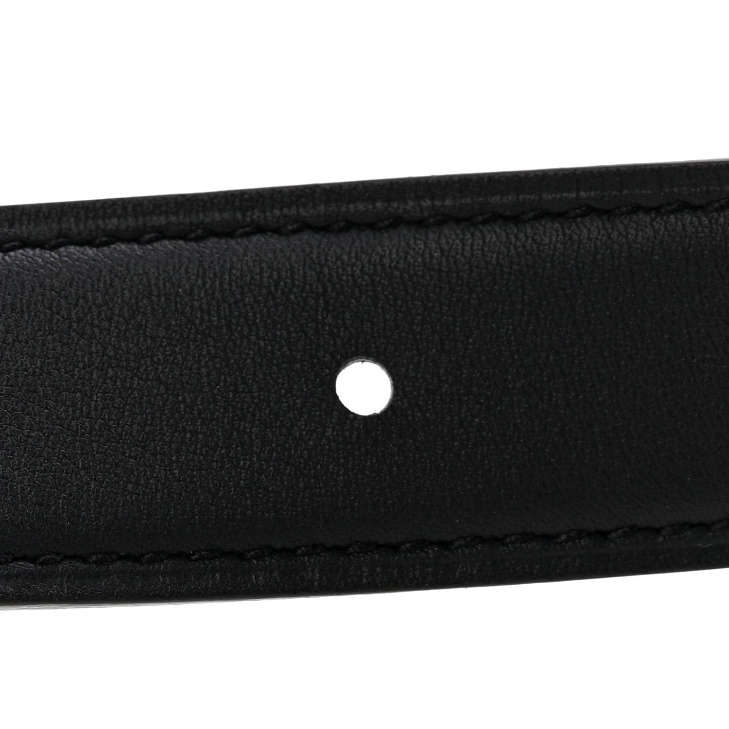 Hermes Swift Epsom 24 mm Mini H Belt 85 34 Black Etoupe