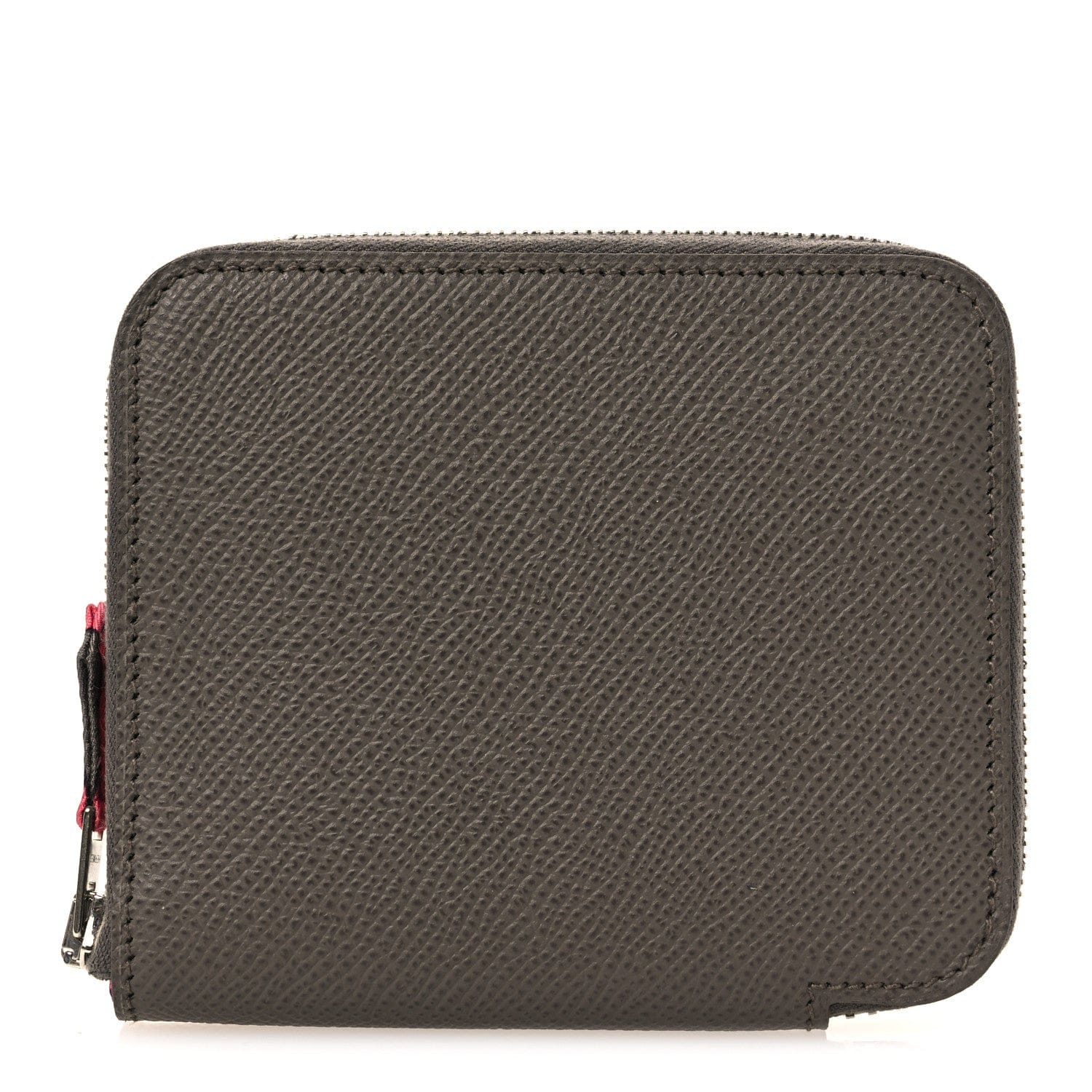 Hermes Epsom Silk'in Compact Wallet Etain