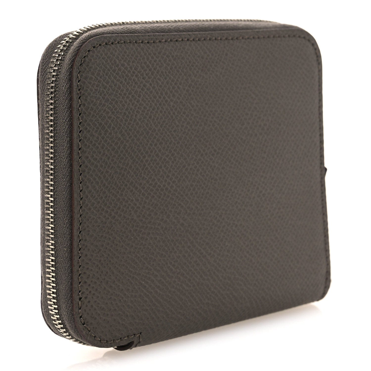 Hermes Epsom Silk'in Compact Wallet Etain