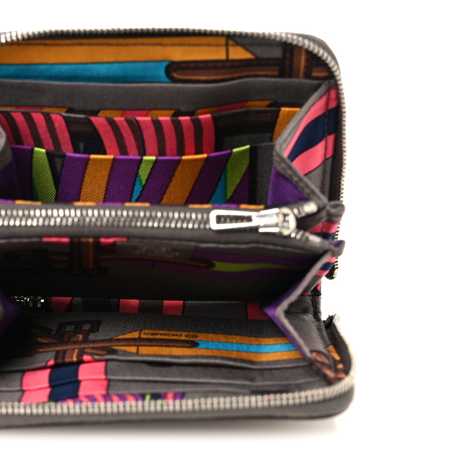Hermes Epsom Silk'in Compact Wallet Etain