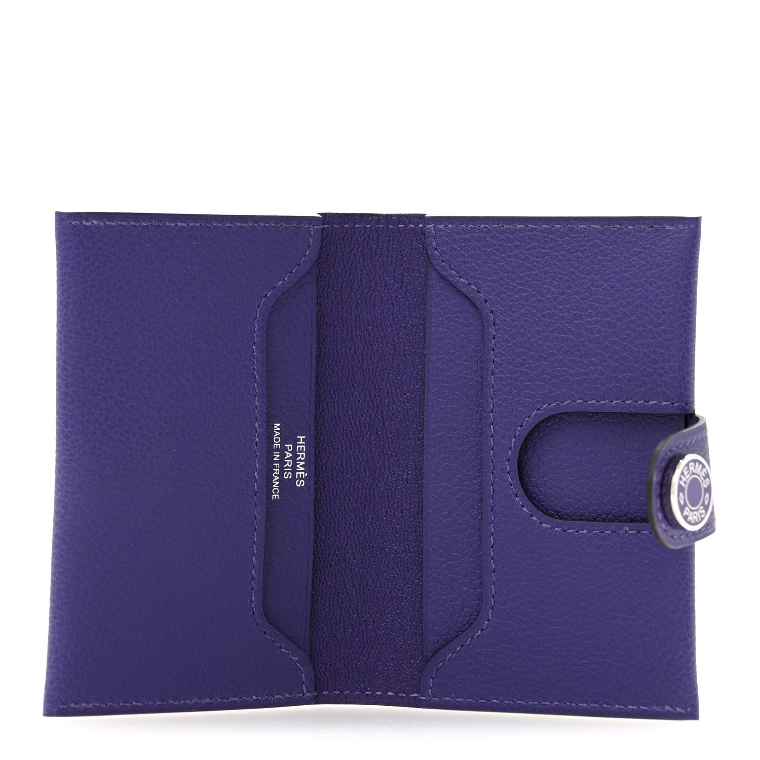 Hermes Evercolor RMS Card Holder Purple