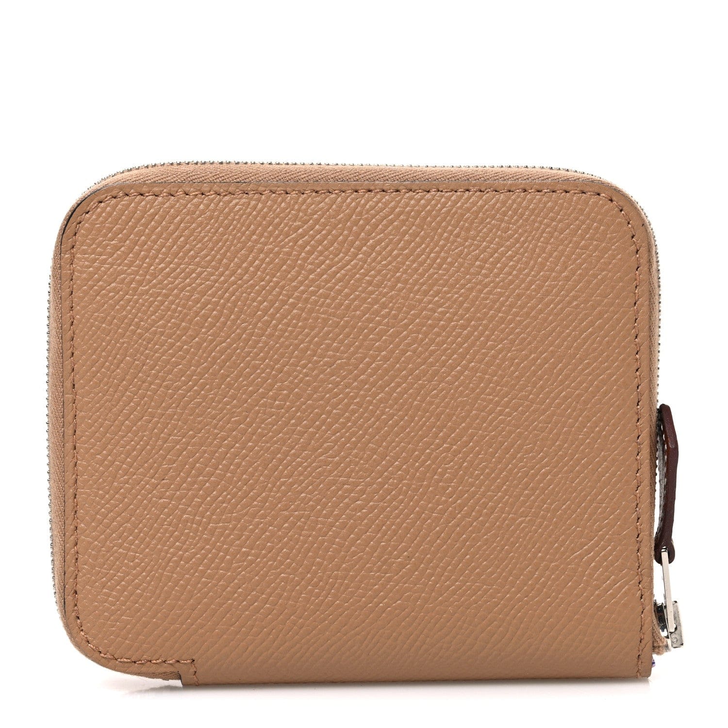 Hermes Epsom Silk'in Compact Wallet Chai