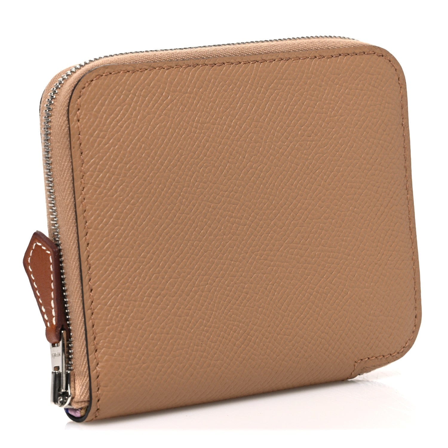 Hermes Epsom Silk'in Compact Wallet Chai
